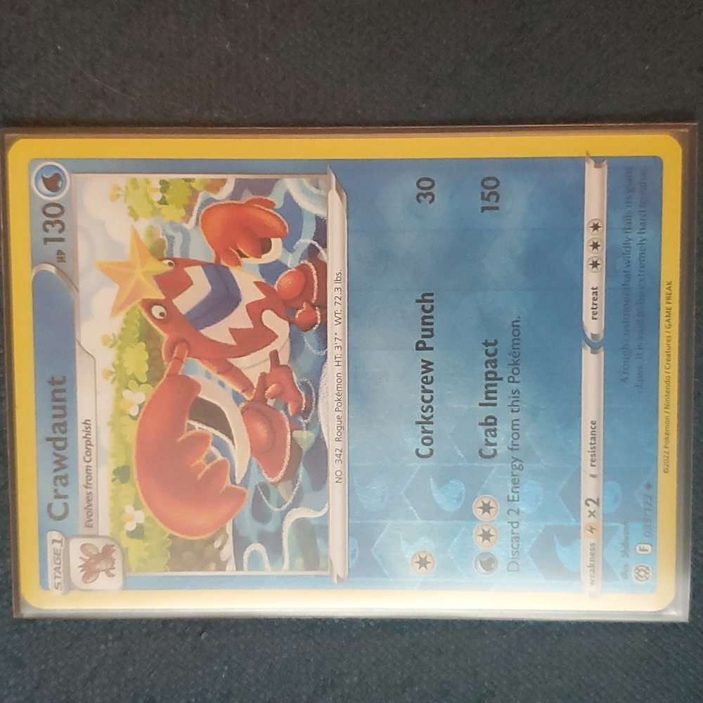 Pokemon  Card 33/172 re holo